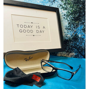 Women's Ray-Ban Black Eyeglass Frames One Size